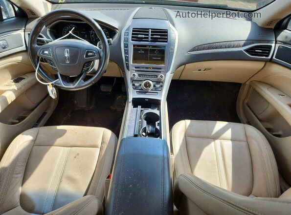 3LN6L5C91HR665165 2017 LINCOLN MKZ Burgundy Вид панелі приладів