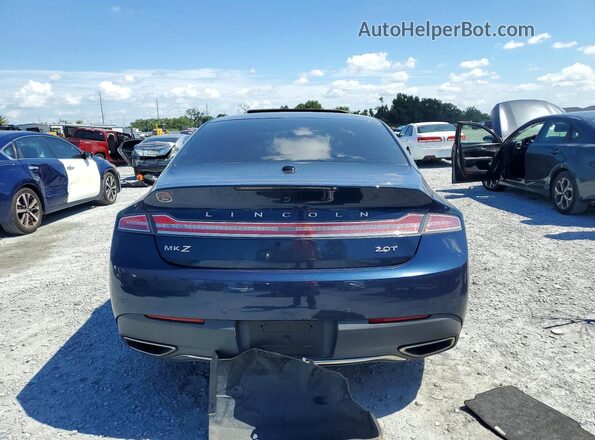 3LN6L5C93HR614573 2017 LINCOLN MKZ Blue Вид ззаду