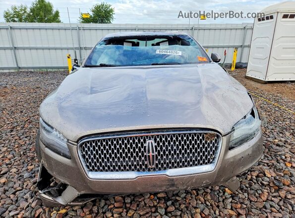 3LN6L5C93JR628169 2018 LINCOLN MKZ Beige Front view