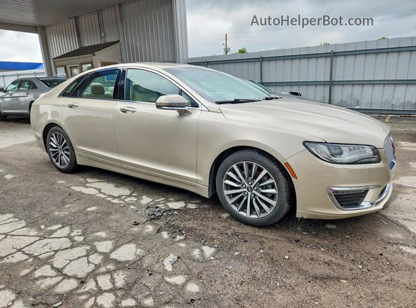 3LN6L5C9XHR659770 2017 LINCOLN MKZ Gold Передня права чверть