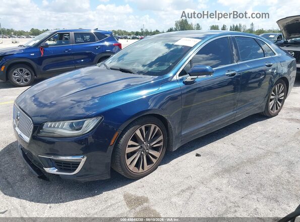 3LN6L5CC9HR627162 2017 LINCOLN MKZ Dark Blue Front left