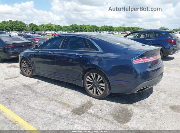 3LN6L5CC9HR627162 2017 LINCOLN MKZ Dark Blue Rear left