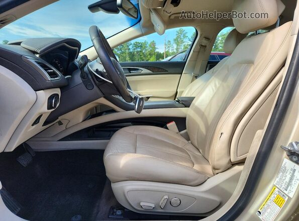 3LN6L5D91HR622296 2017 LINCOLN MKZ Gold Vista interior delantera