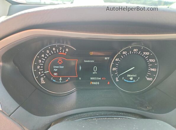 3LN6L5D91HR622296 2017 LINCOLN MKZ Gold Vista del cuadro de instrumentos