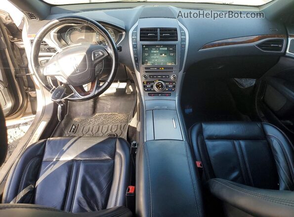 3LN6L5D97JR622616 2018 LINCOLN MKZ Gray Вид панелі приладів