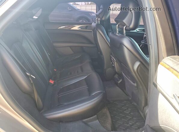3LN6L5D97JR622616 2018 LINCOLN MKZ Gray Вид задніх сидінь