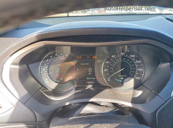 3LN6L5D97JR622616 2018 LINCOLN MKZ Gray Вид щитка приладів