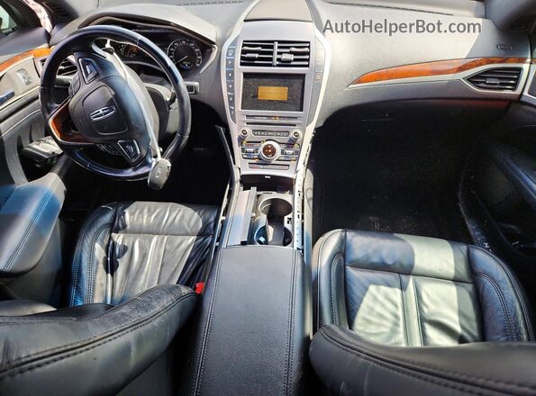 3LN6L5D99HR665381 2017 LINCOLN MKZ Black Widok deski rozdzielczej
