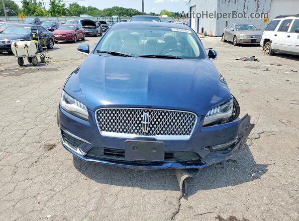 3LN6L5DC4HR663064 2017 LINCOLN MKZ Blue Вид спереду