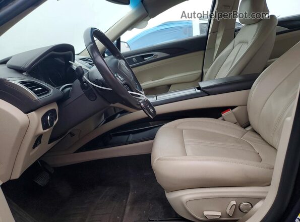 3LN6L5DC4HR663064 2017 LINCOLN MKZ Blue Вид салону спереду