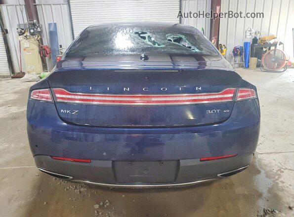 3LN6L5DCXHR643868 2017 LINCOLN MKZ Blue Widok z tyłu
