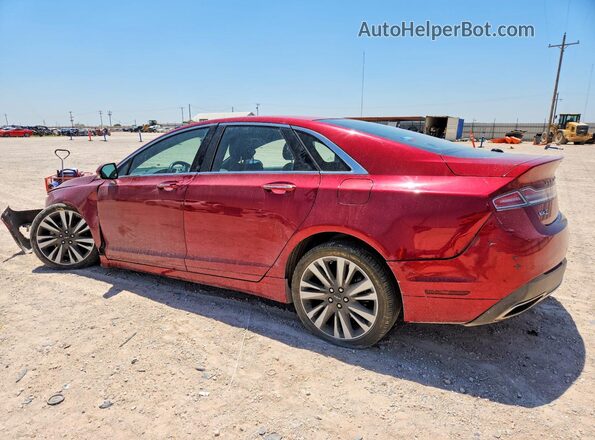 3LN6L5E92HR641387 2017 LINCOLN MKZ Burgundy Հետևի ձախ