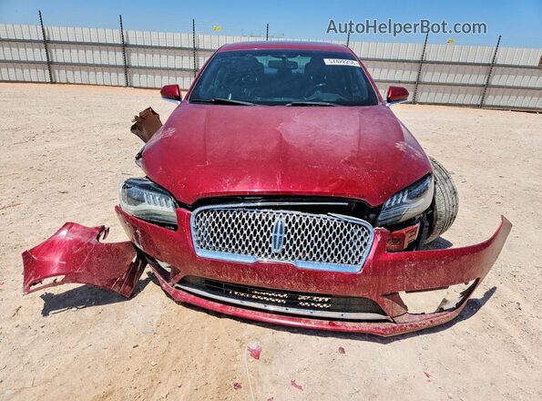 3LN6L5E92HR641387 2017 LINCOLN MKZ Burgundy Դիմացի տեսք