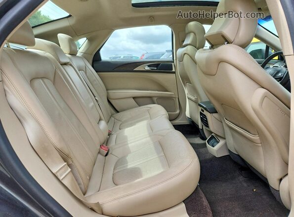 3LN6L5E92HR648713 2017 LINCOLN MKZ Gray უკანა სავარძლების ხედი