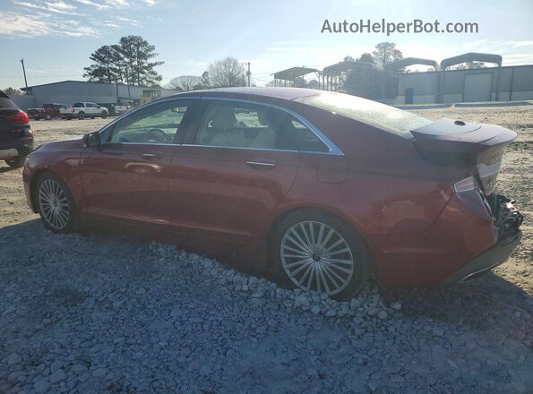 3LN6L5E93HR606342 2017 LINCOLN MKZ Красный Задняя левая четверть