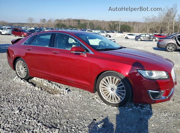 3LN6L5E93HR606342 2017 LINCOLN MKZ Красный Передняя правая четверть