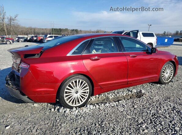 3LN6L5E93HR606342 2017 LINCOLN MKZ Красный Задняя правая четверть