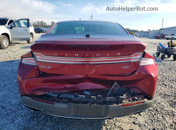 3LN6L5E93HR606342 2017 LINCOLN MKZ Красный Вид сзади