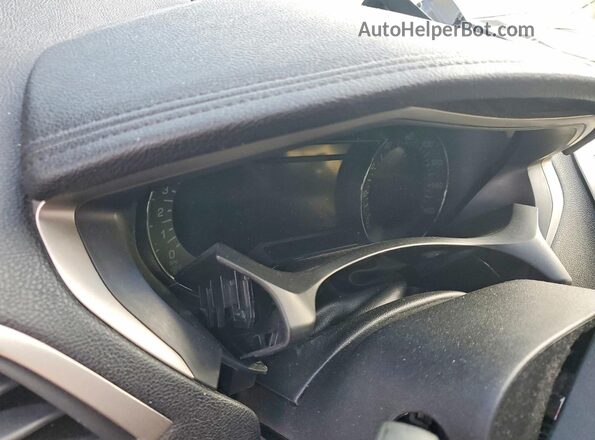 3LN6L5E93HR653757 2017 LINCOLN MKZ Blue Widok zestawu wskaźników