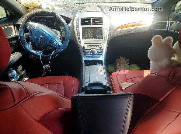 3LN6L5E95HR665604 2017 LINCOLN MKZ White Вид панелі приладів
