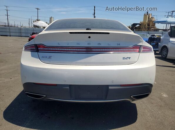 3LN6L5E95HR665604 2017 LINCOLN MKZ White Вид ззаду
