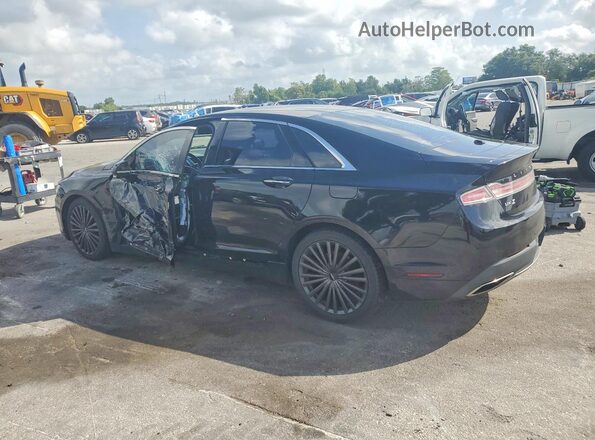 3LN6L5E96JR600136 2018 LINCOLN MKZ Black უკანა მარცხენა