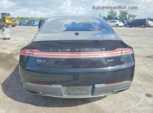 3LN6L5E96JR600136 2018 LINCOLN MKZ Black უკანა ხედი
