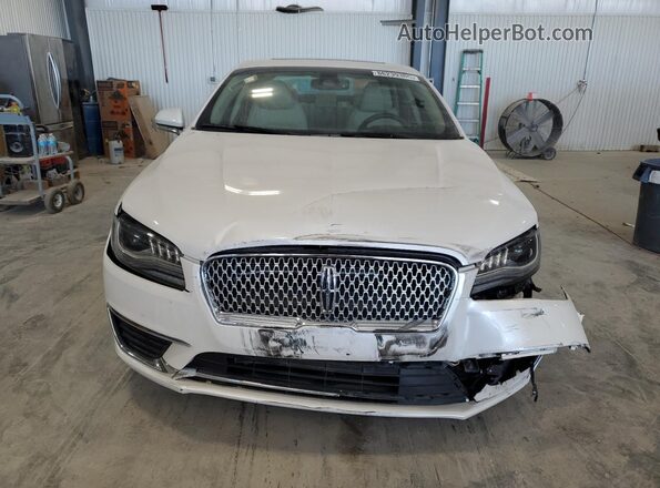 3LN6L5E97JR628964 2018 LINCOLN MKZ White Widok tylnych siedzeń