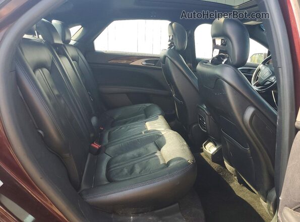 3LN6L5EC5HR657689 2017 LINCOLN MKZ Maroon Вид задніх сидінь