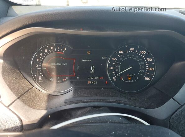 3LN6L5EC5HR657689 2017 LINCOLN MKZ Maroon Вид щитка приладів
