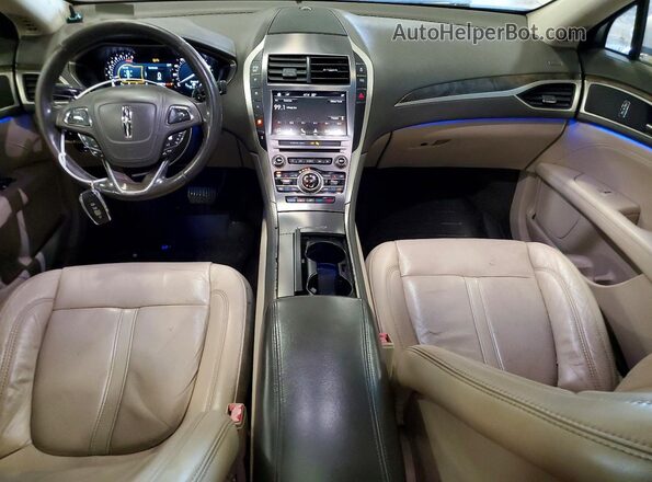 3LN6L5F91HR653464 2017 LINCOLN MKZ White Dashboard view