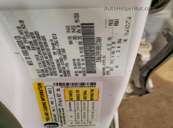3LN6L5F91HR653464 2017 LINCOLN MKZ White Engine compartment view