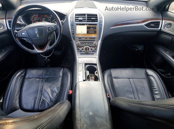3LN6L5F91JR611415 2018 LINCOLN MKZ Silver Widok deski rozdzielczej
