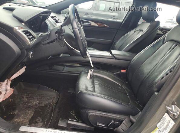 3LN6L5F93HR627786 2017 LINCOLN MKZ Gray წინა სალონის ხედი