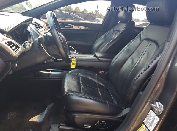 3LN6L5F93HR641798 2017 LINCOLN MKZ Серый Вид салона спереди