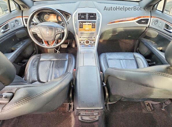 3LN6L5F94HR637730 2017 LINCOLN MKZ Gray Вид панелі приладів