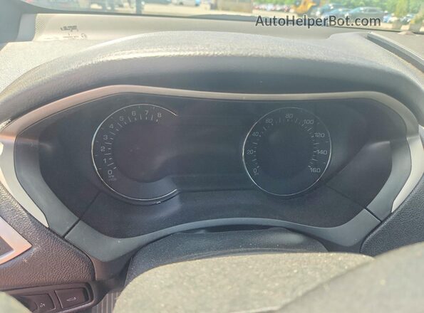 3LN6L5F95JR625804 2018 LINCOLN MKZ Gray ხელსაწყოთა პანელის ხედი