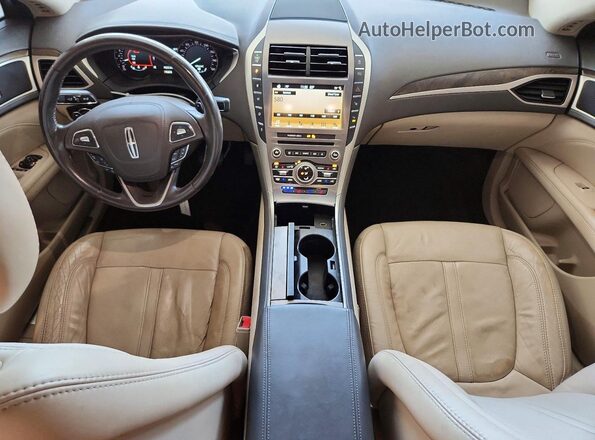 3LN6L5F97HR648754 2017 LINCOLN MKZ Синий Вид панели приборов