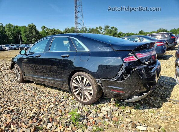 3LN6L5F97HR662444 2017 LINCOLN MKZ Black უკანა მარცხენა