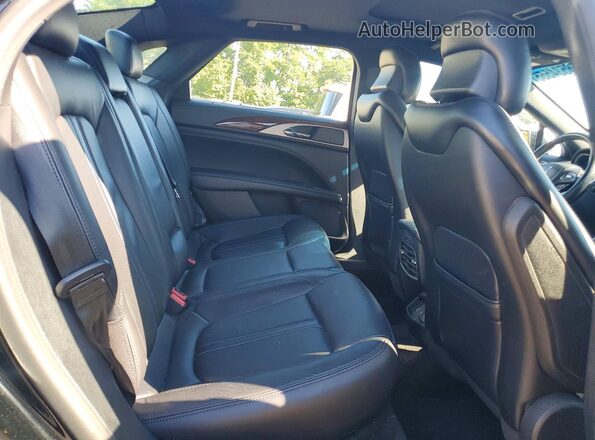 3LN6L5F97HR662444 2017 LINCOLN MKZ Black უკანა სავარძლების ხედი