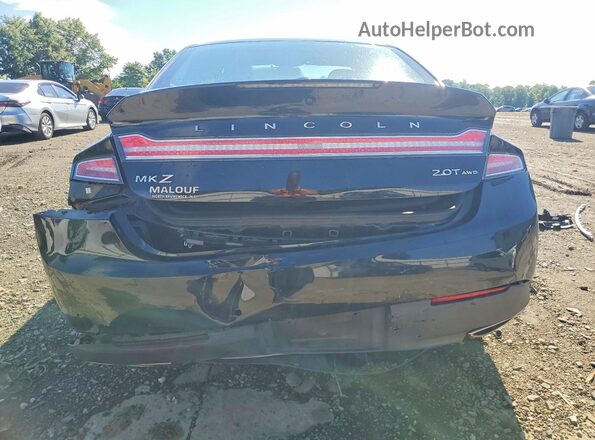 3LN6L5F97HR662444 2017 LINCOLN MKZ Black უკანა ხედი