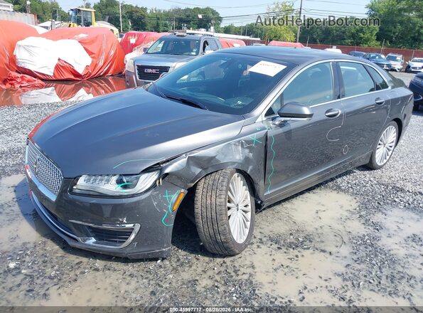 3LN6L5F98HR600521 2017 LINCOLN MKZ Gray Вид спереду