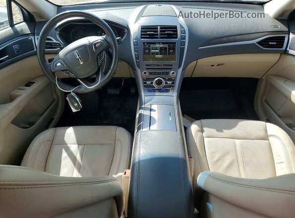 3LN6L5F98HR607632 2017 LINCOLN MKZ White Вид панелі приладів