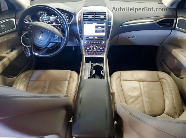 3LN6L5F98HR624737 2017 LINCOLN MKZ White წინა პანელის ხედი