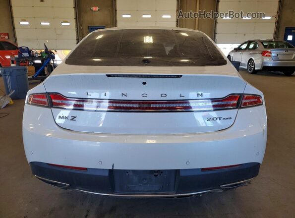 3LN6L5F98HR624737 2017 LINCOLN MKZ White უკანა ხედი