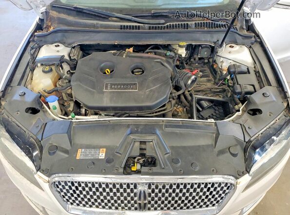 3LN6L5F98HR624737 2017 LINCOLN MKZ White უკანა სალონის ხედი