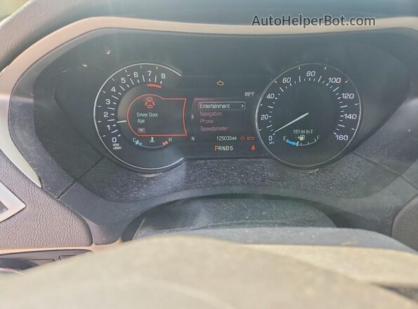 3LN6L5F98LR602049 2020 LINCOLN MKZ White Widok zestawu wskaźników