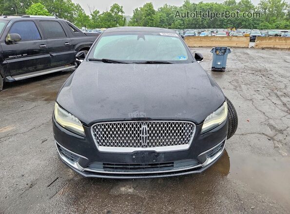 3LN6L5F99HR662364 2017 LINCOLN MKZ Black წინა ხედი