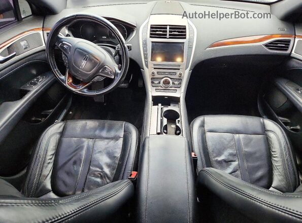 3LN6L5F99HR662364 2017 LINCOLN MKZ Black წინა პანელის ხედი