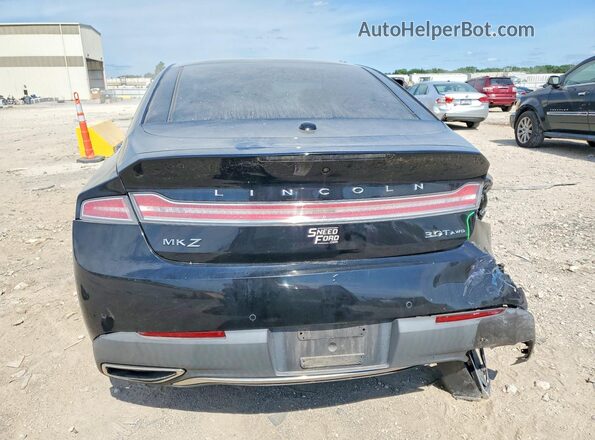 3LN6L5FC2HR622431 2017 LINCOLN MKZ Black უკანა ხედი